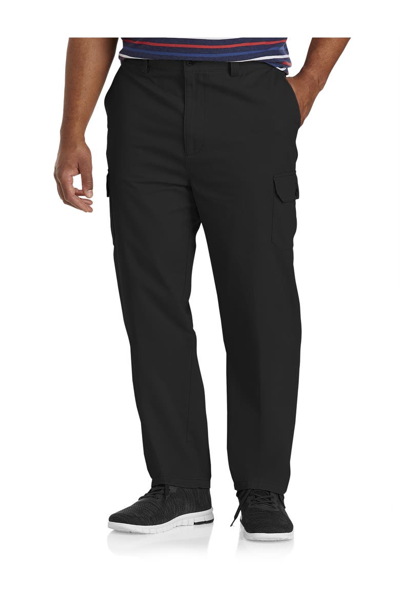 Big & Tall Continuous Comfort Cargo Pants, Main, color, BLACK