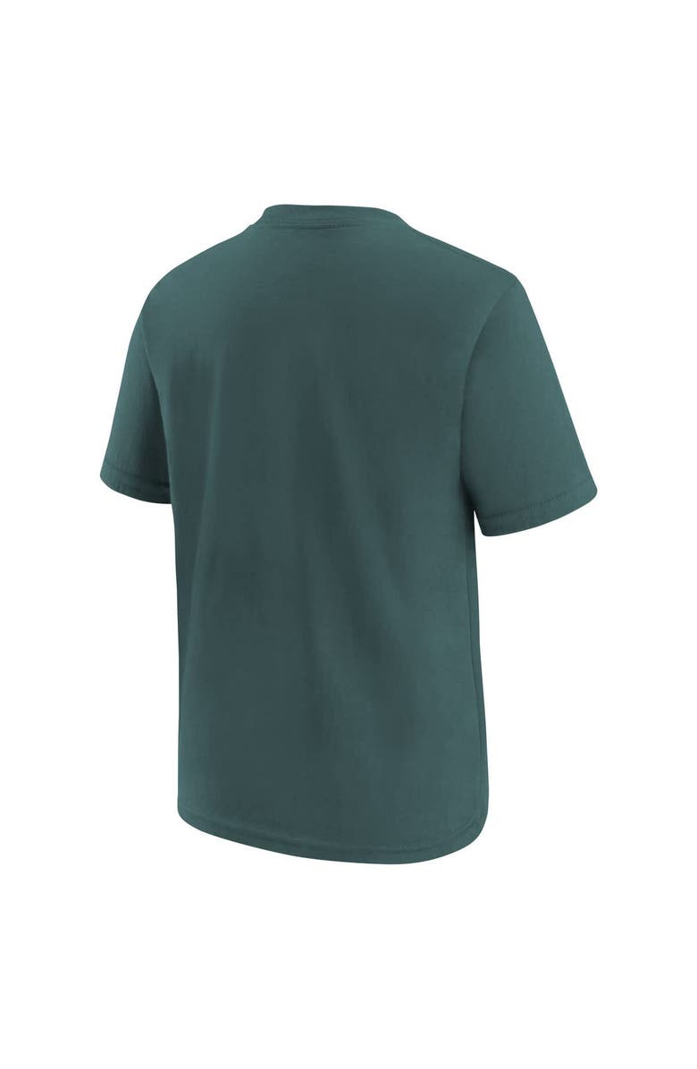 Nike Youth Nike Midnight Green Philadelphia Eagles Team Wordmark T-Shirt, Alternate, color, Green