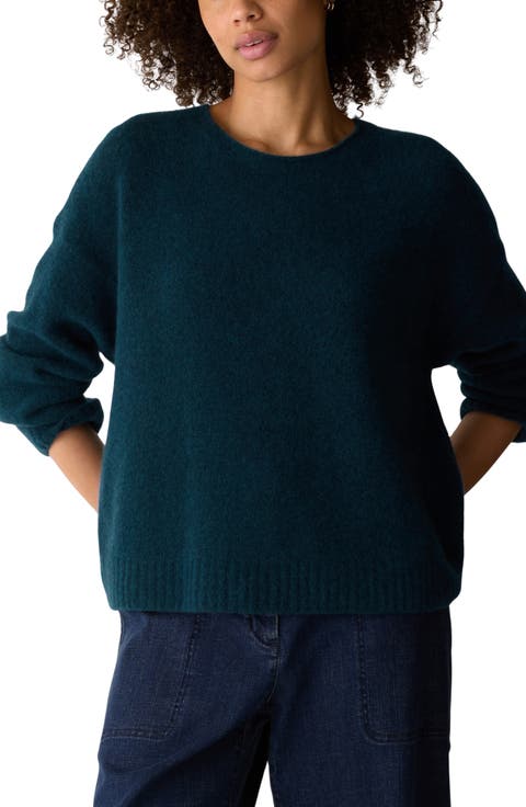 Cashmere Blend Crewneck Sweater