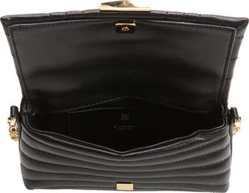 Givenchy Micro 4G Soft Quilted Metallic Leather Crossbody