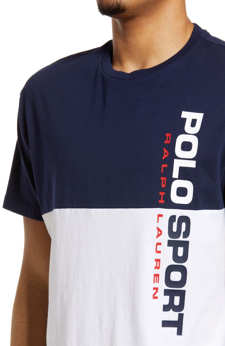 Polo Ralph Lauren Men's Colorblock Graphic Tee, Alternate, color,