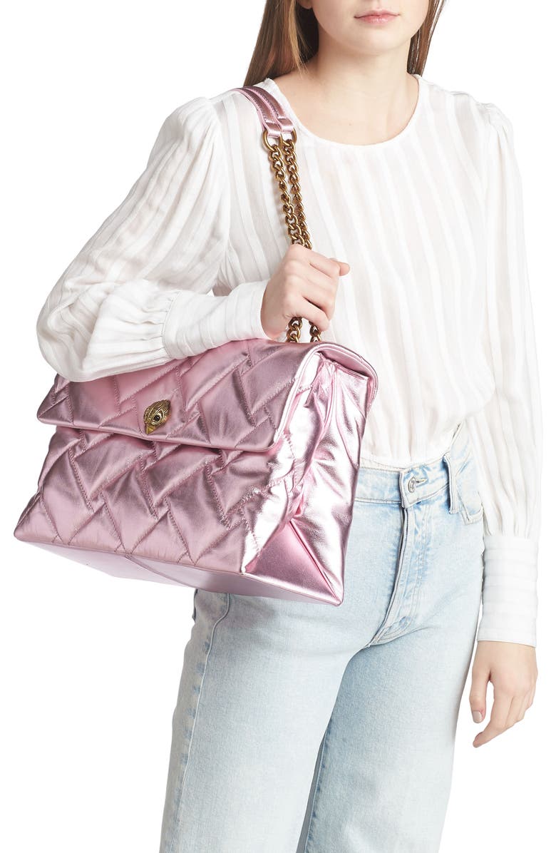 Kurt Geiger London XXL Kensington Soft Quilted Leather Shoulder Bag, Alternate, color,