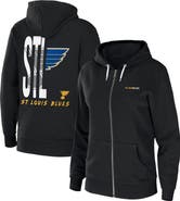 WEAR by Erin Andrews Women's WEAR by Erin Andrews Black St. Louis Blues Sponge Fleece Full-Zip Hoodie