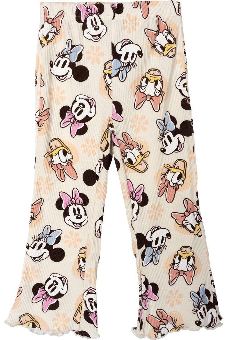 Minnie Mouse Ribbed Long Sleeve Tee and Pants Set, Alternate, color, Tusk Minnie Daisy