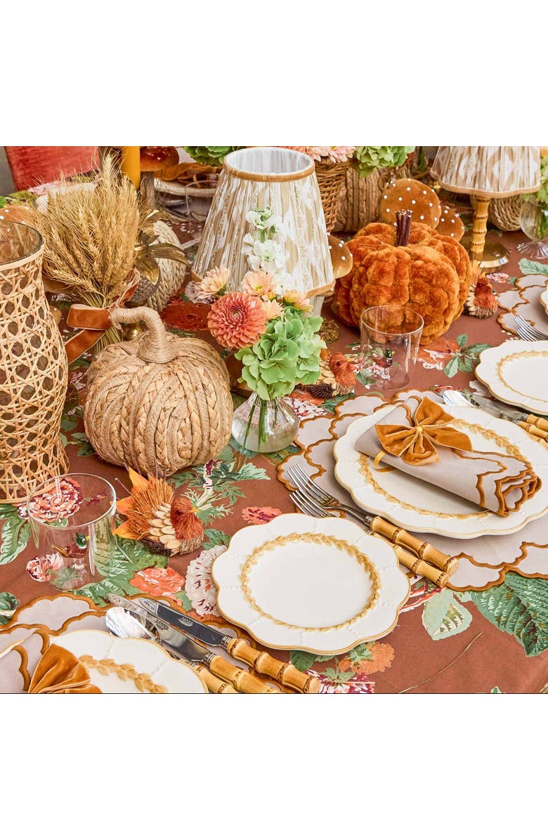 Mrs. Alice Lily Placemats, Alternate, color, Mustard