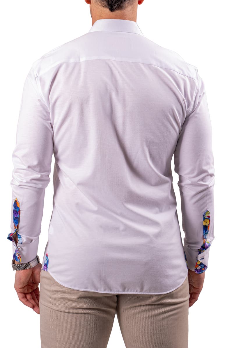 Maceoo Einstein Resistance0148 White Button-Up Shirt, Alternate, color, White
