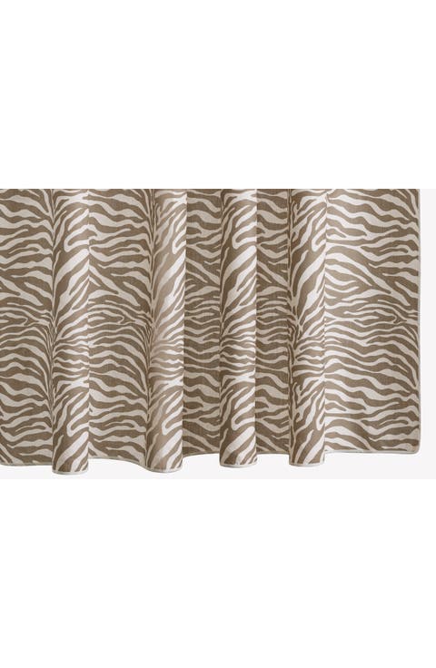 Regine Zebra Stripe Shower Curtain