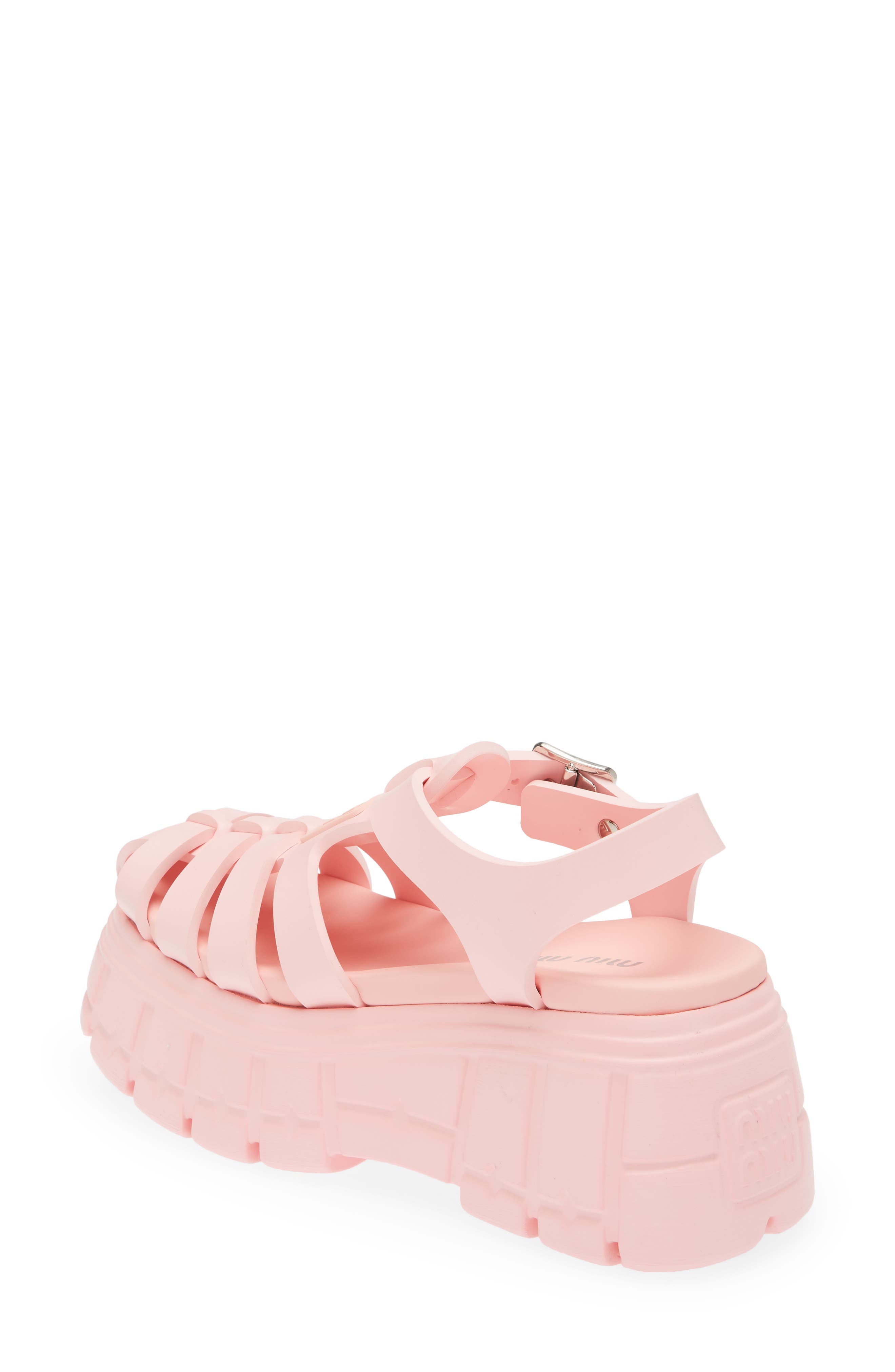 Tire Platform Fisherman Sandal, Alternate, color, ROSA