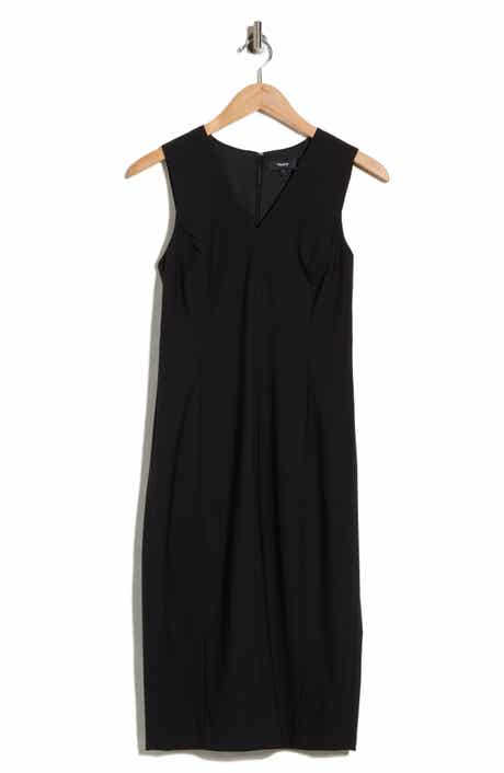Verve Wool V-Neck Midi Dress