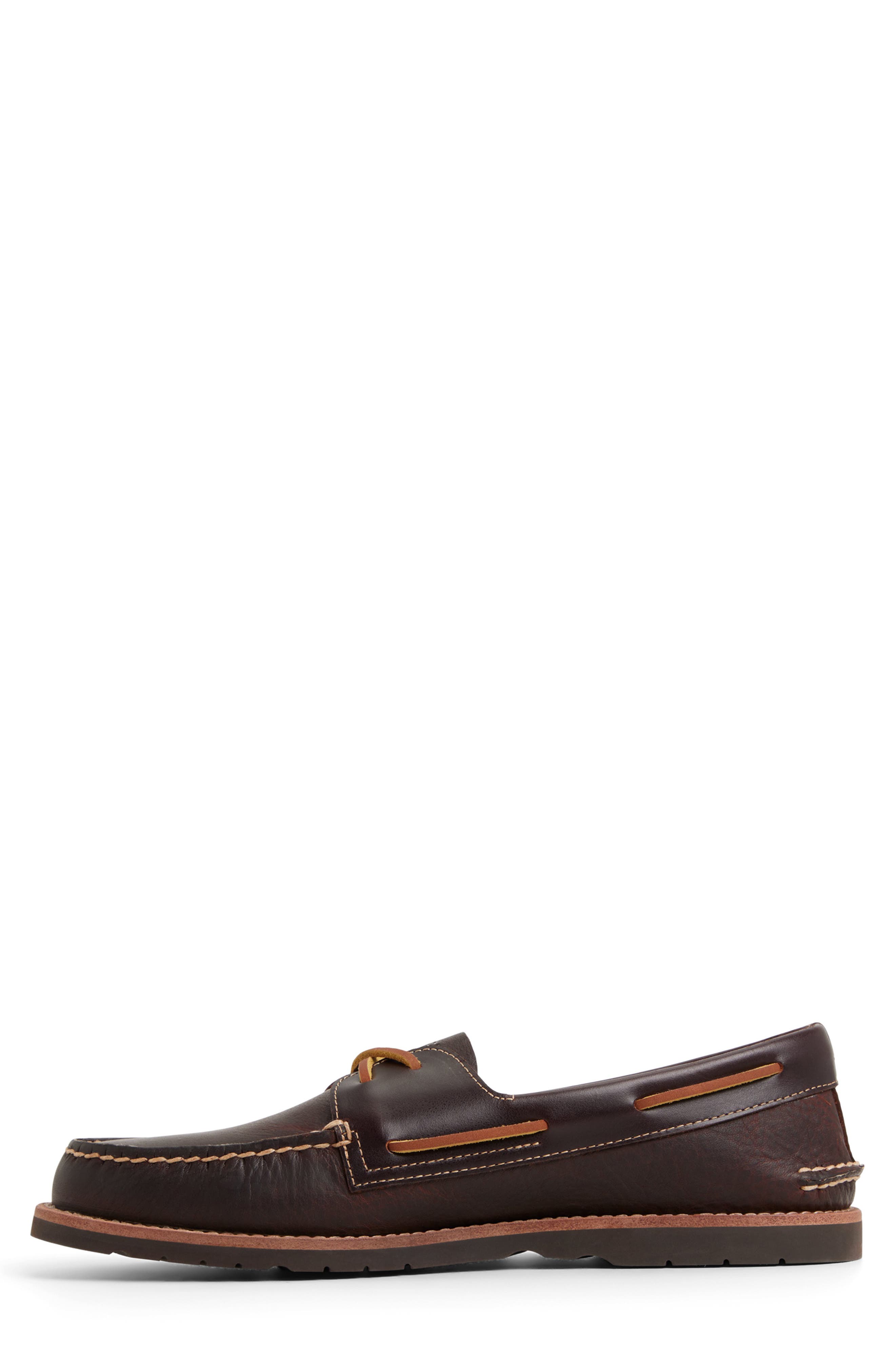 Sperry Authentic Original<sup>™</sup> 2-Eye Ripple Boat Shoe, Alternate, color, Amaretto