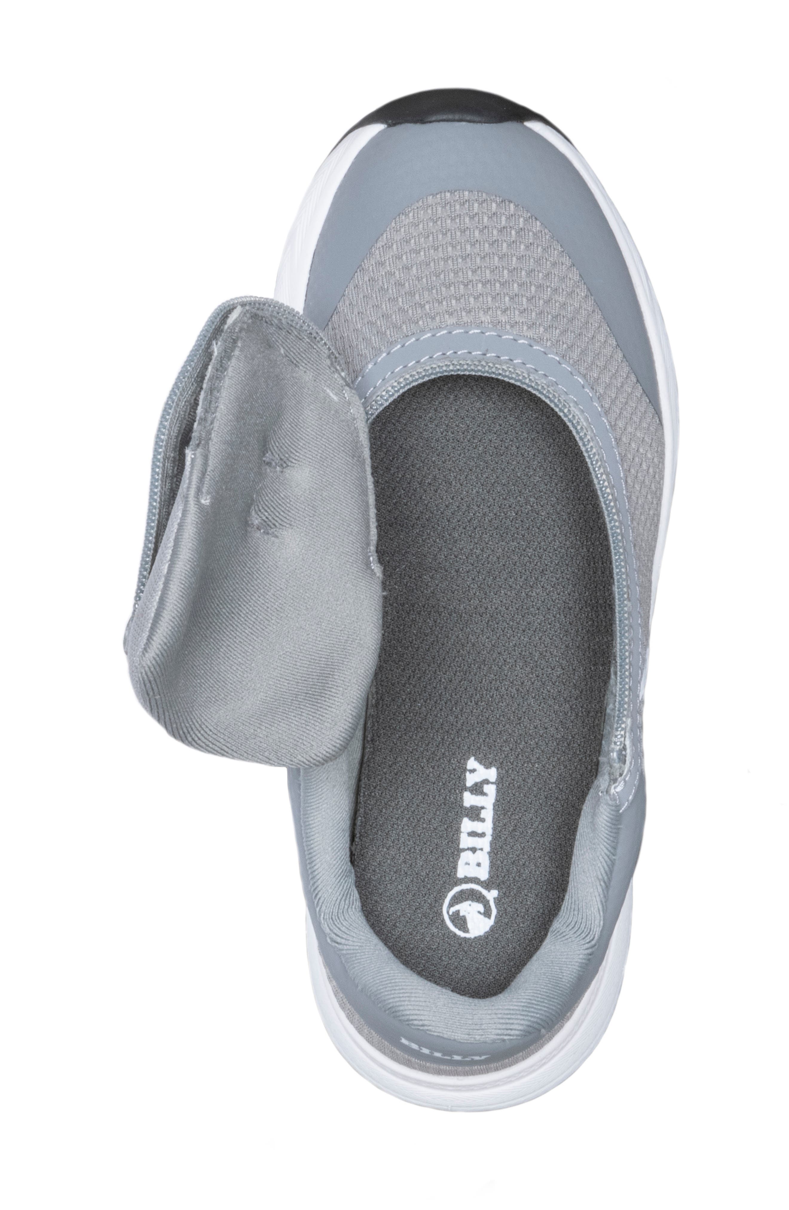 BILLY Footwear Kids' Billy Sport Inclusion One Sneaker, Alternate, color, Cool Grey