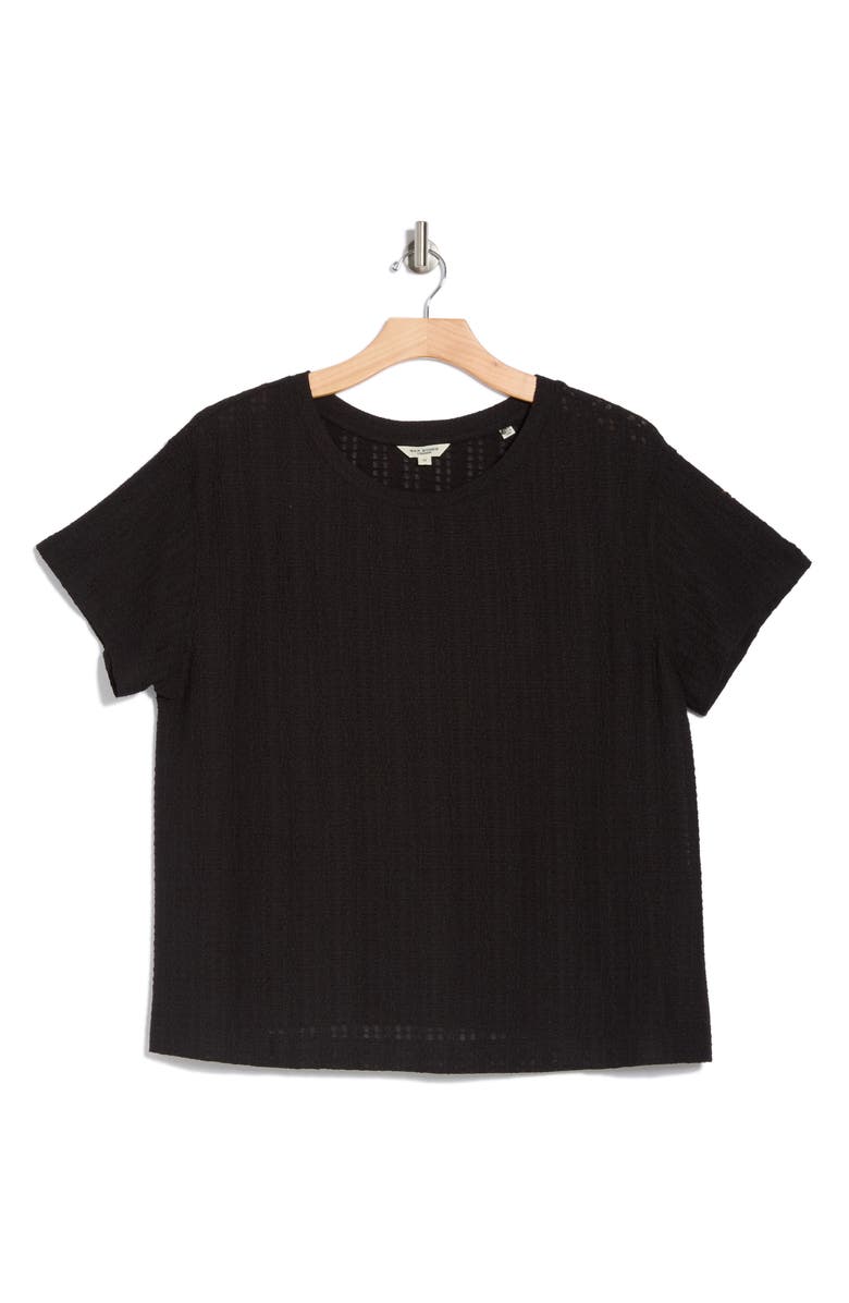 MAX STUDIO Textured Knit T-Shirt, Alternate, color, 