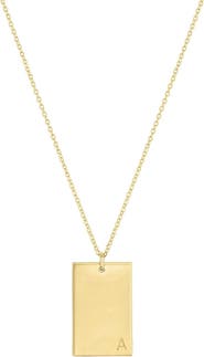 Set & Stones Goldie Initial Necklace