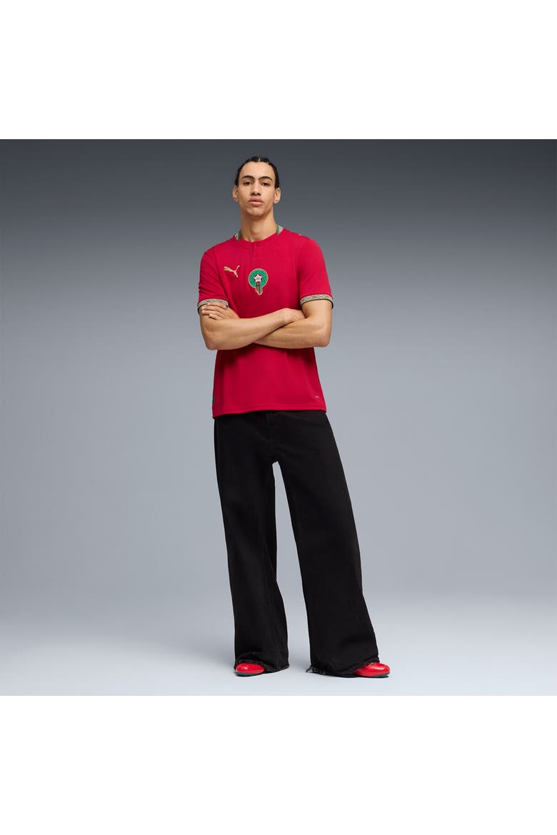 Men's Puma  Red Morocco National Team 2026 Home Replica Jersey, Alternate, color, Red