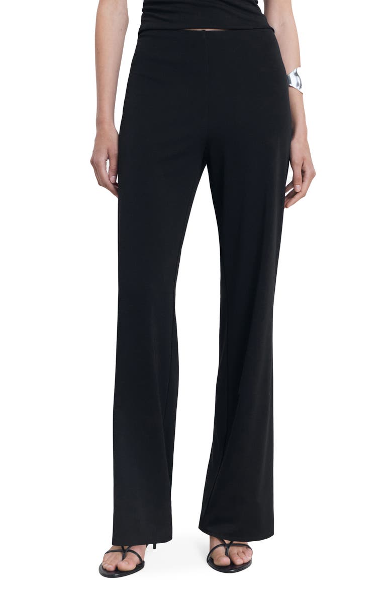 Straight Leg Pants, Main, color, BLACK