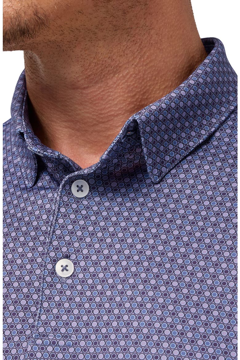 Versa Trim Fit Performance Golf Polo, Alternate, color, PURPLE DUSK MULTI CIRCLE