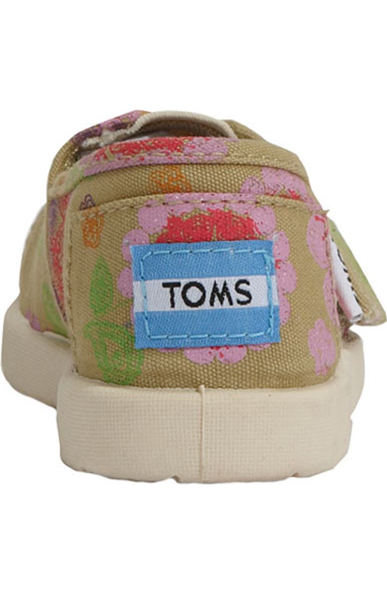 TOMS Disney, It's a Small World by TOMS 'Classic' Slip-On, Alternate, color,