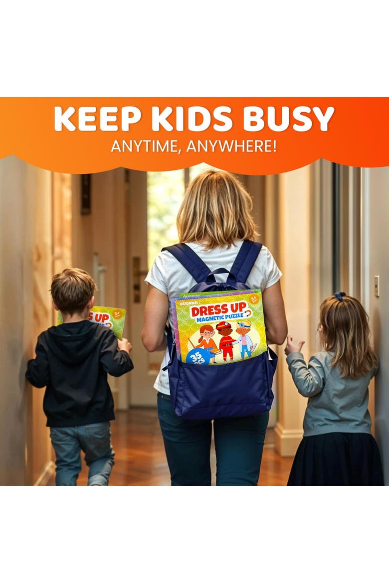 Magnetic Educational Kids Dress-Up Dolls, Alternate, color, Profession