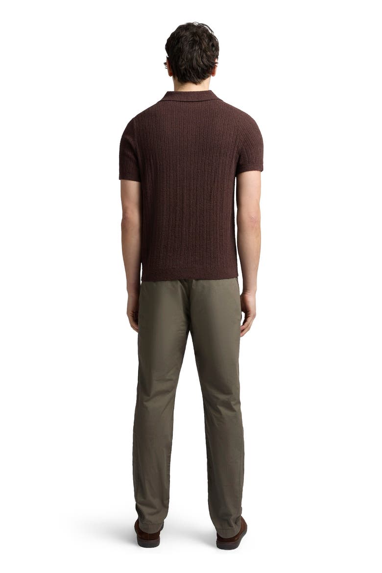 Boucle Rib Button Up Shirt, Alternate, color, Espresso