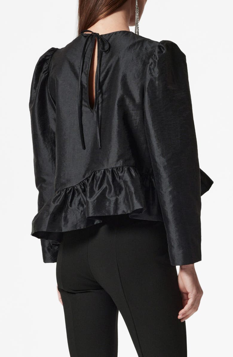 & Other Stories Asymmetric Ruffle Top, Alternate, color,