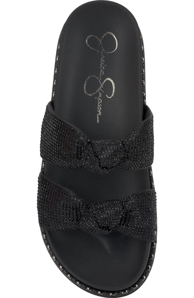 Jessica Simpson Caralyna Platform Slide Sandal, Alternate, color, Black/ Black