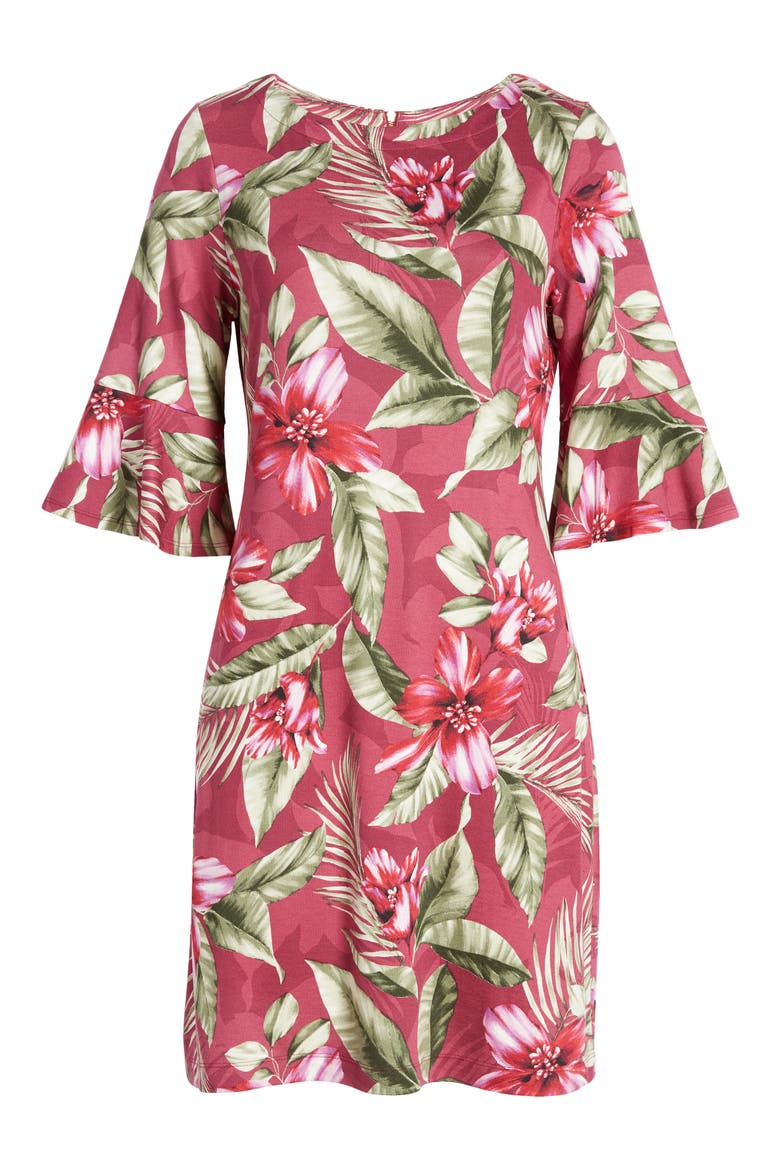 Darcy Coastal Petals Dress, Alternate, color, RHODODENDRON