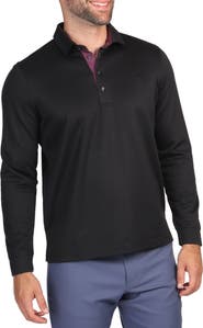 TailorByrd Long Sleeve Modal Polo