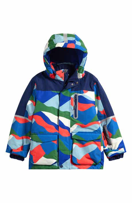 Mini Boden Kids' Waterproof Hooded Jacket