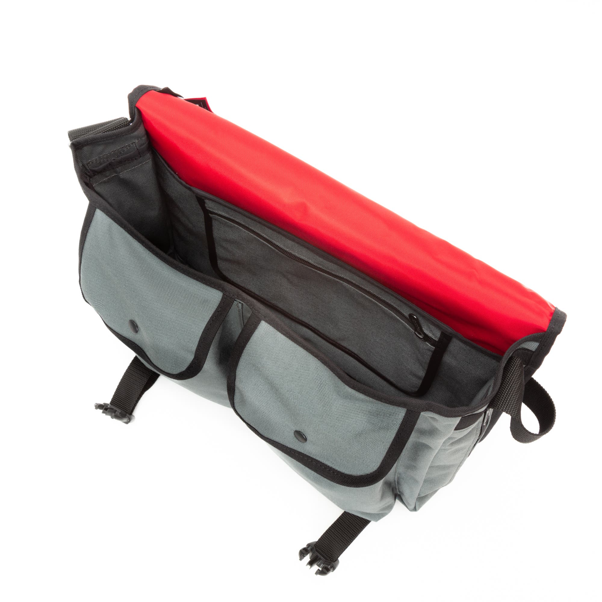 Europa Expandable Messenger Bag (LG), Premium CORDURA® Work & Travel Carry, Alternate, color, Grey