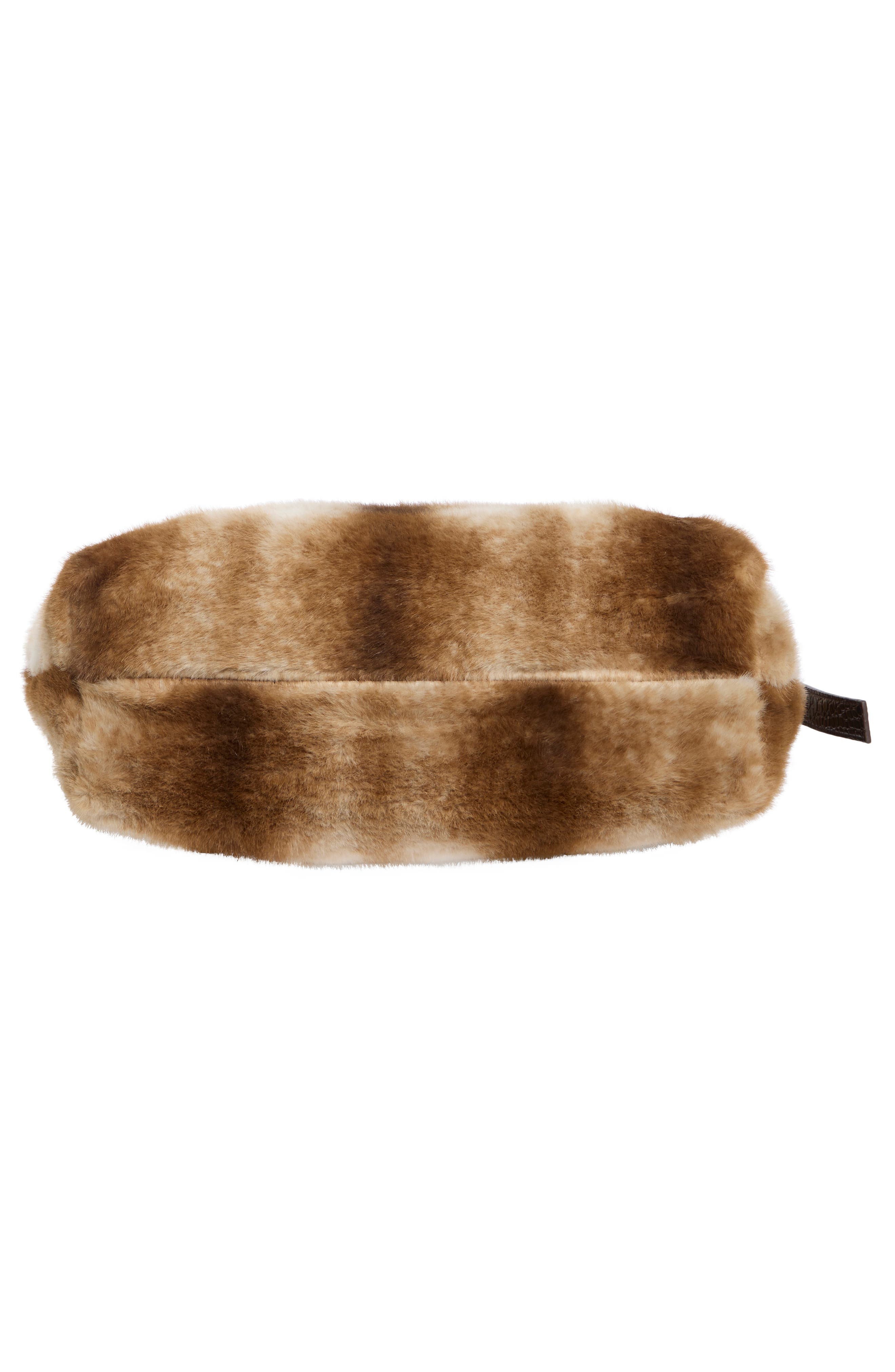 Bscout Faux Fur Hobo Bag, Alternate, color, LIGHT FUR