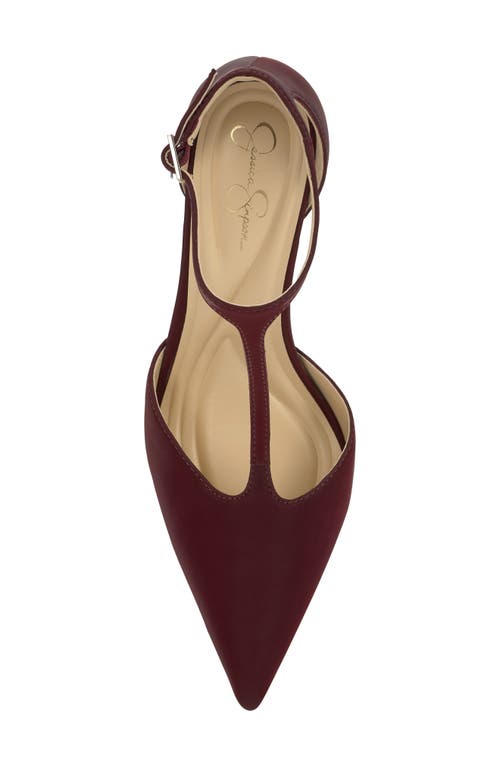 Jessica Simpson Willna T-strap Pointed Toe Pump In Multi