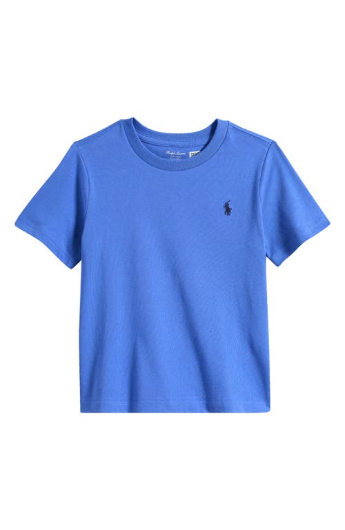 Ralph Lauren Embroidered Logo Short Sleeve T-shirt In Blue