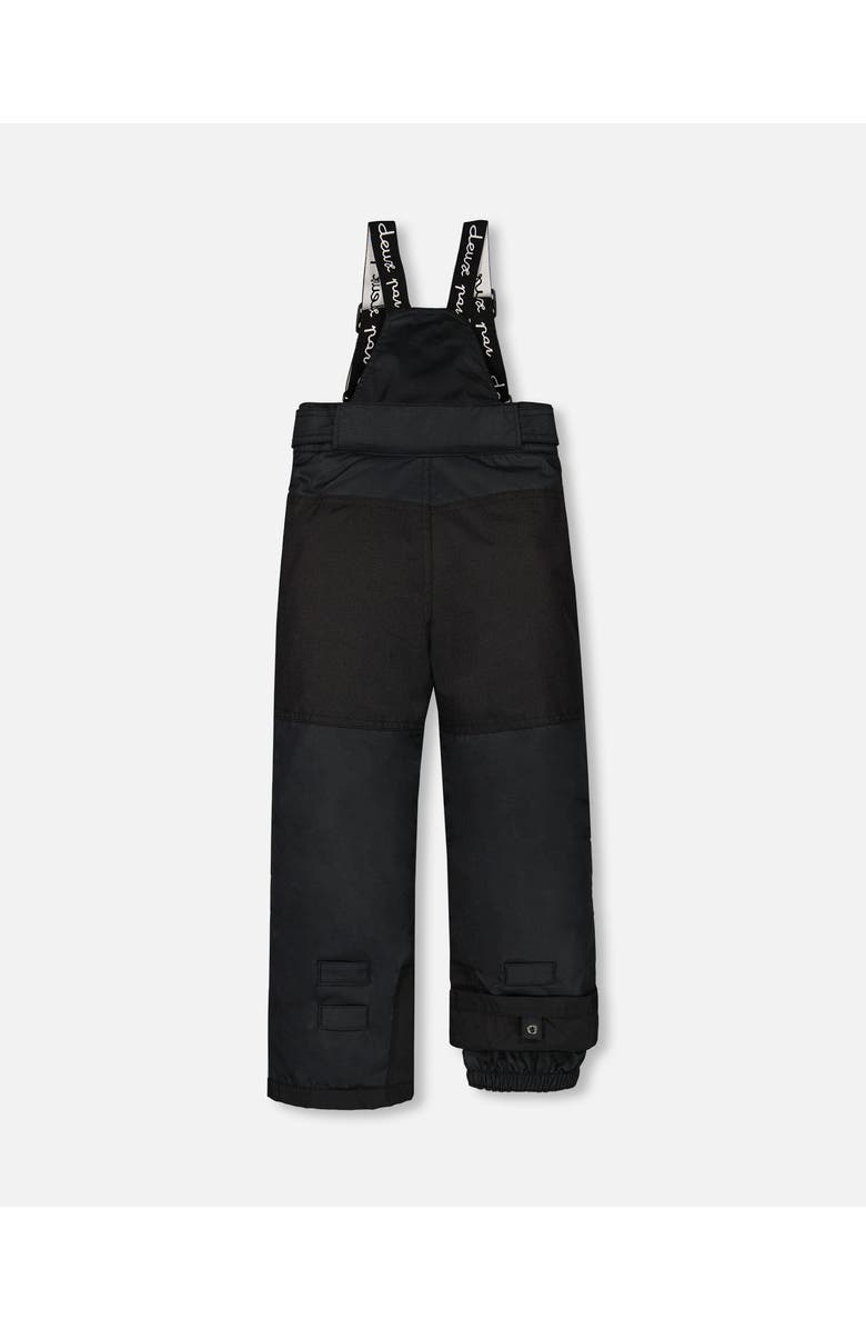 Deux par Deux Little Girl's Two Piece Snowsuit Printed Retro Flowers With Black, Alternate, color,