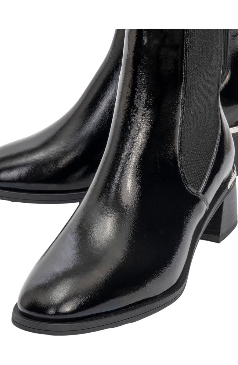 Forever & Always Shoes Neiva Leather Chelsea Boot, Alternate, color, Black Patent Leather