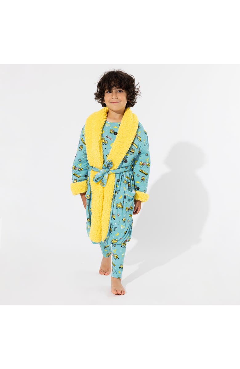 Bellabu Bear Kids Minions Bello Banana Robe, Alternate, color, 