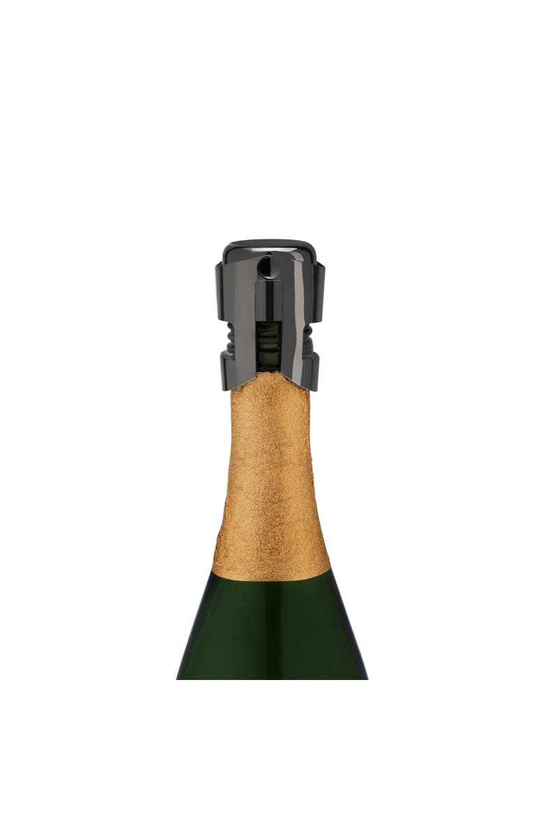 Warren Champagne Stopper, Alternate, color, Black