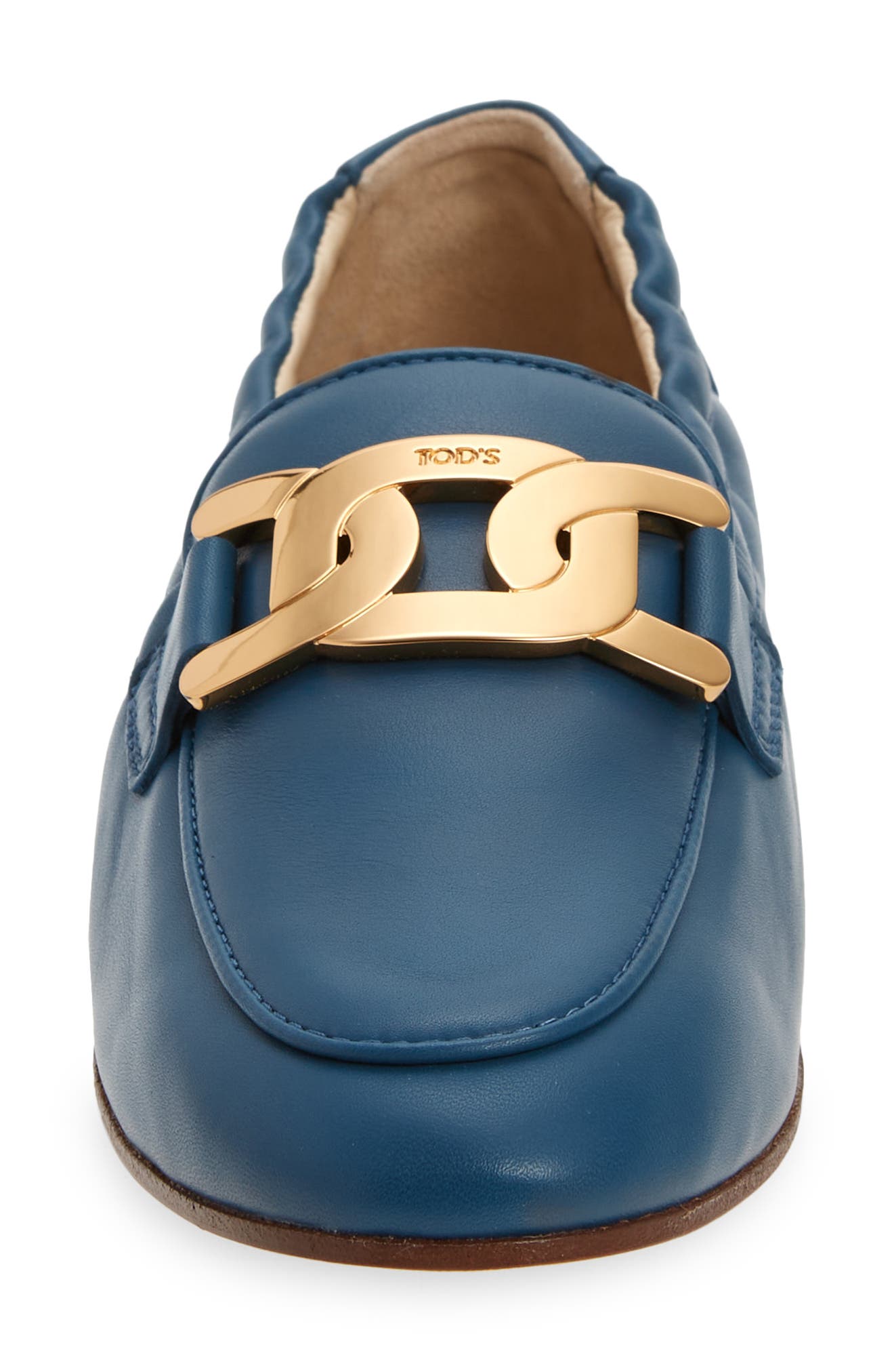 Kate Chain Detail Loafer, Alternate, color, BLUE