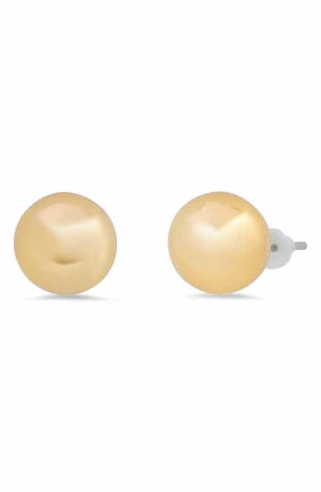 Stainless Steel Ball Stud Earrings