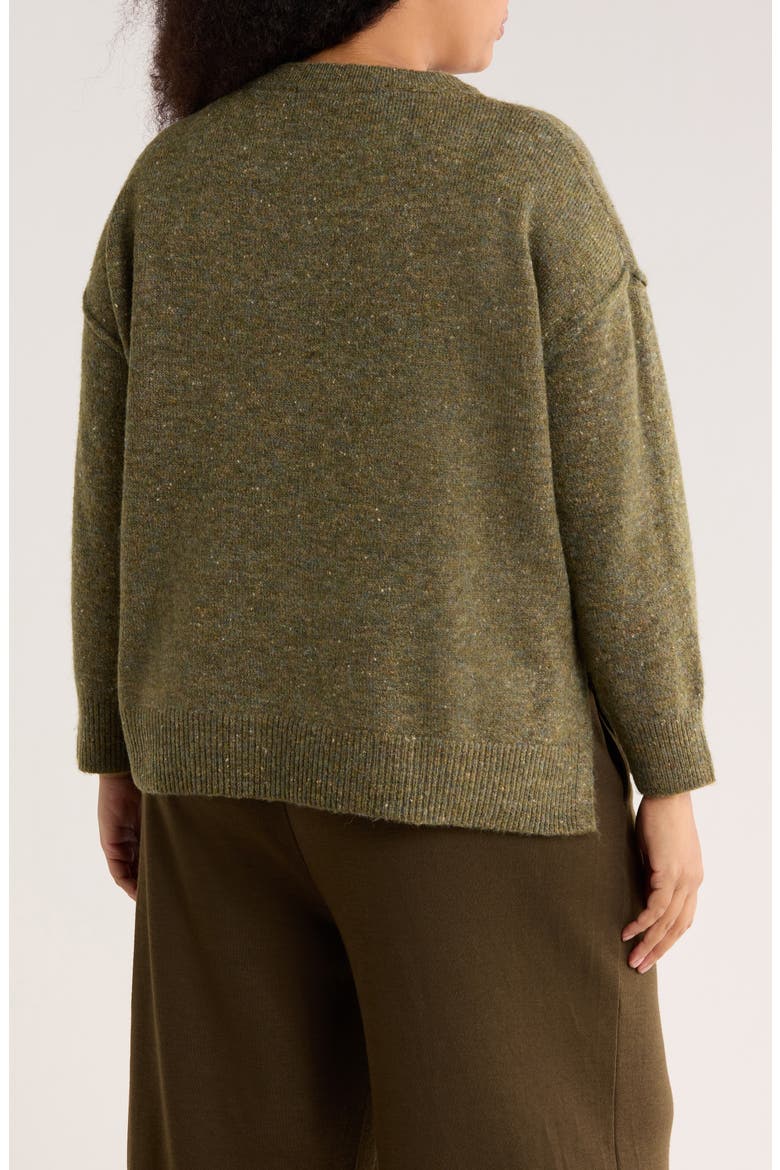 Crewneck Sweater, Alternate, color, LODEN GREEN
