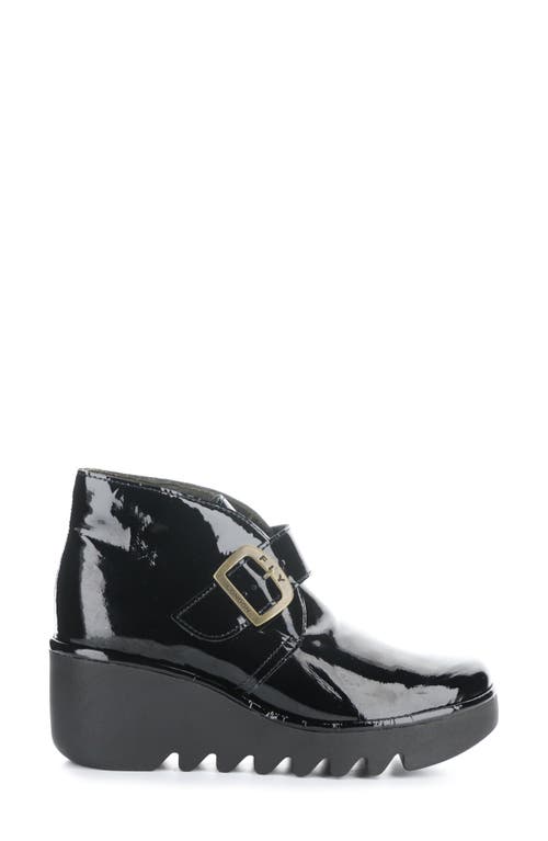 Fly London Birt Wedge Bootie In Black