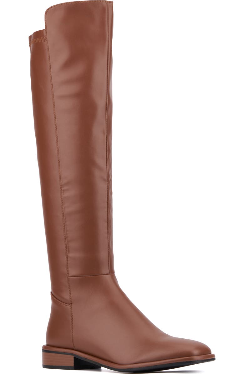 TORGEIS Knee High Boot, Main, color, Cognac