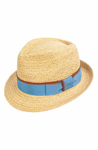 PETER GRIMM Grosby Straw Fedora