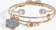 Alex and Ani 'Paws of Love' Bracelet Set of 3
