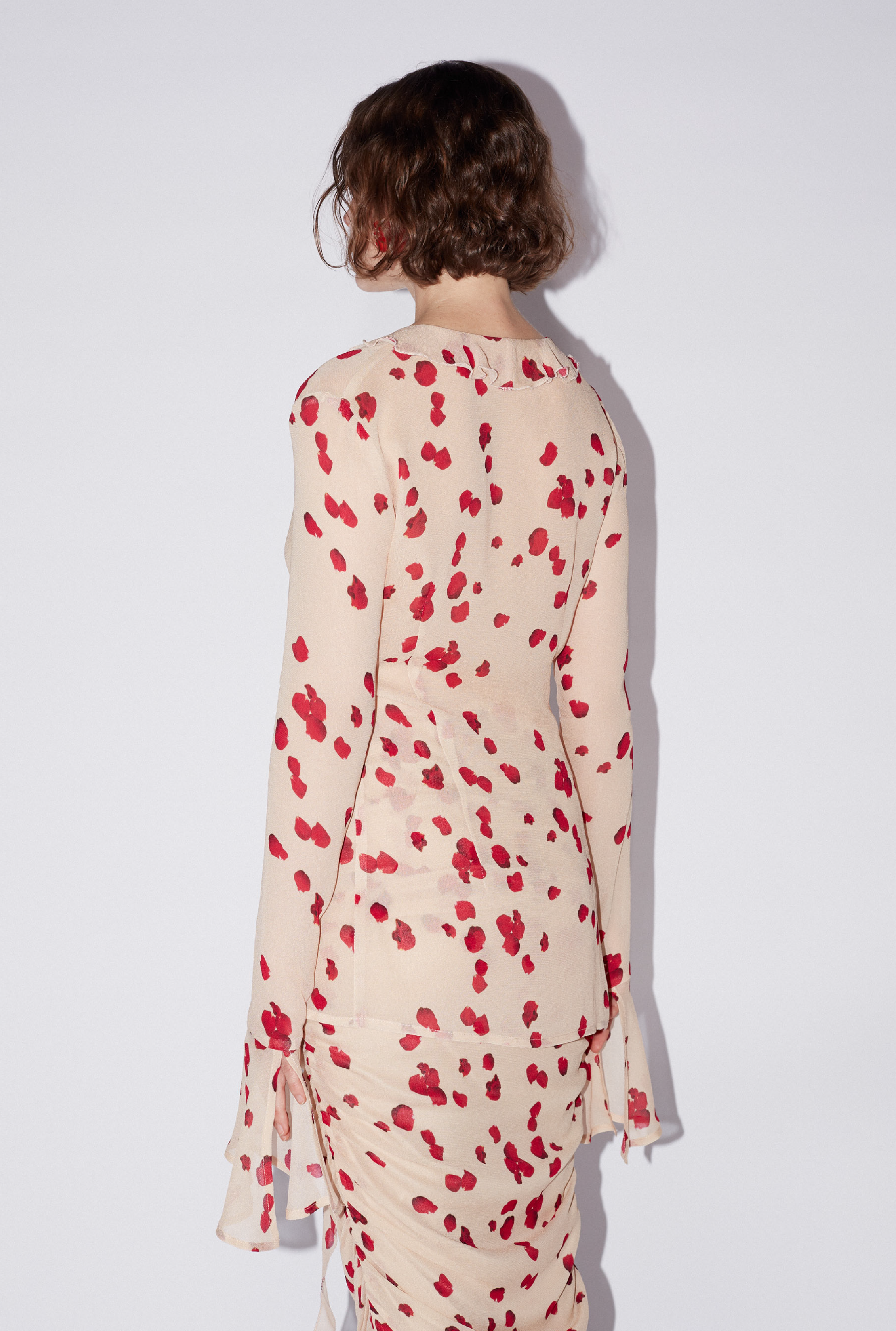 Rose Chiffon Top - image 2