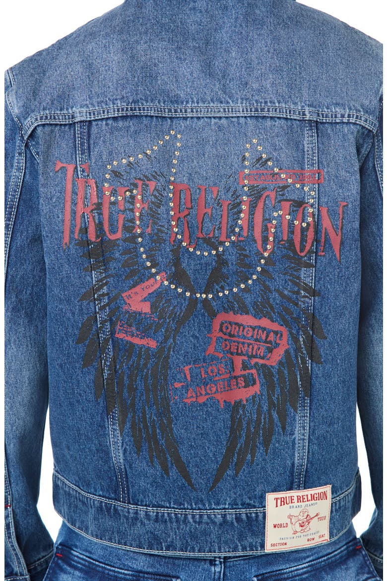 Jesse Winged Trucker Jacket, Alternate, color, MOODY LOUNGE