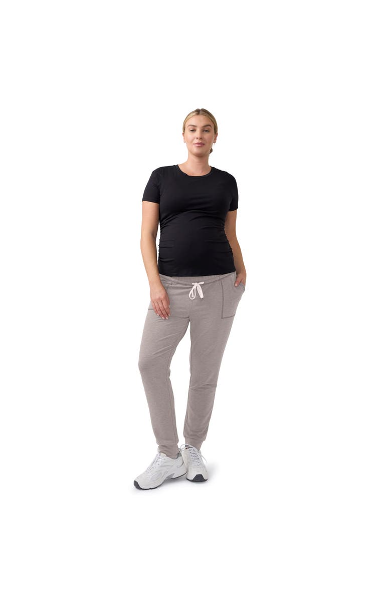 Ingrid & Isabel Knit Jogger Bundle, Alternate, color, Black/Stone