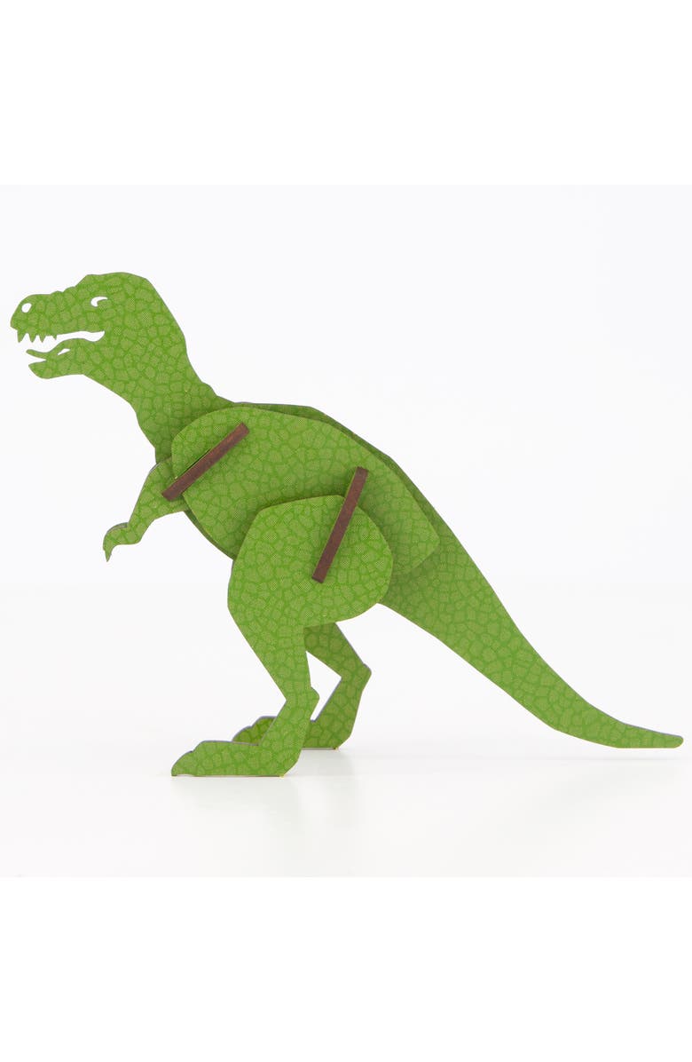 Little & Wood Woodlet Tyrannosaurus Rex, 3D Wooden Kit Ages 6+, Alternate, color, Multicolored
