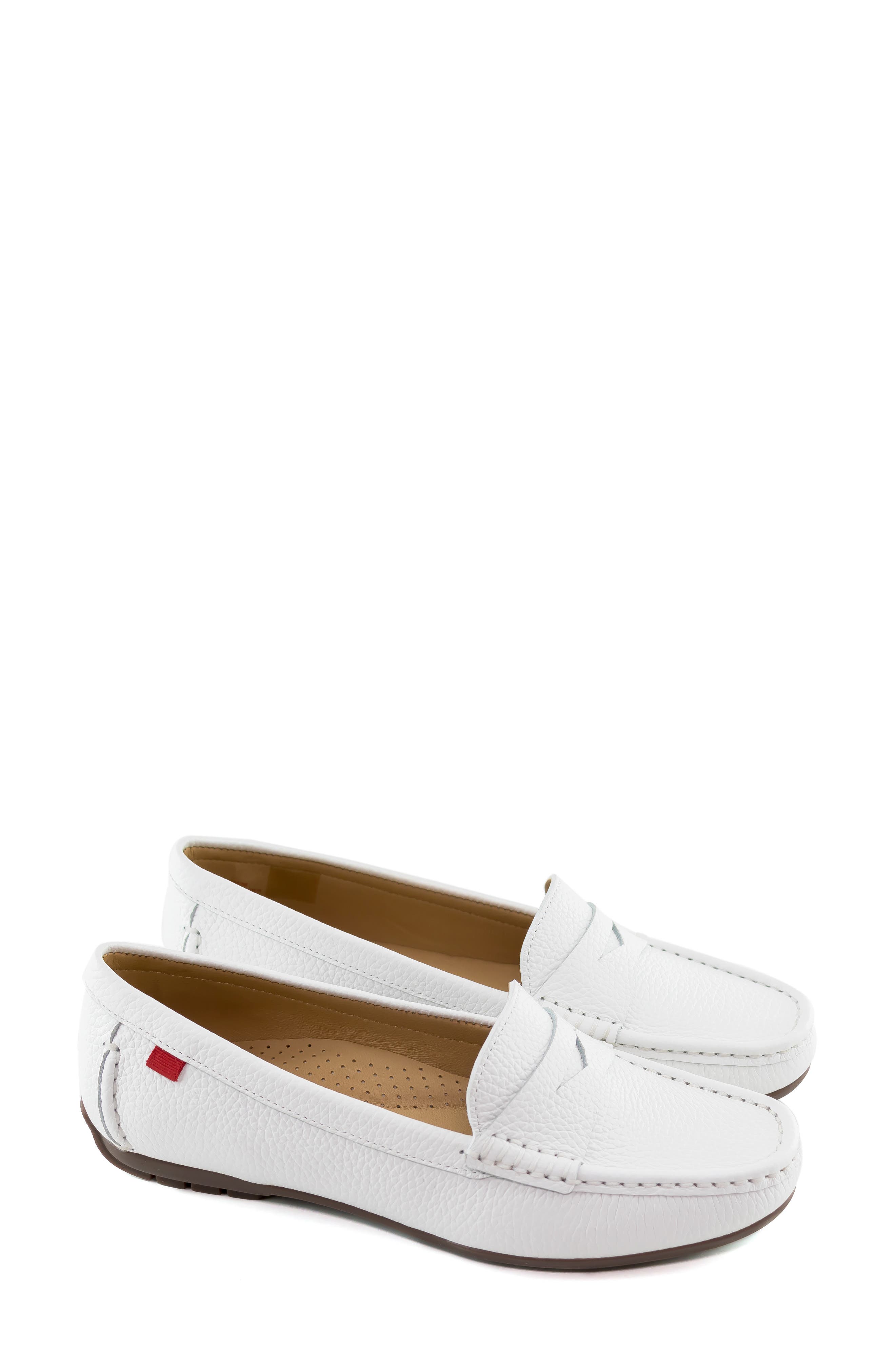 Carrol Street Penny Loafer, Alternate, color, WHITE GRAINY TUMBLED LEATHER