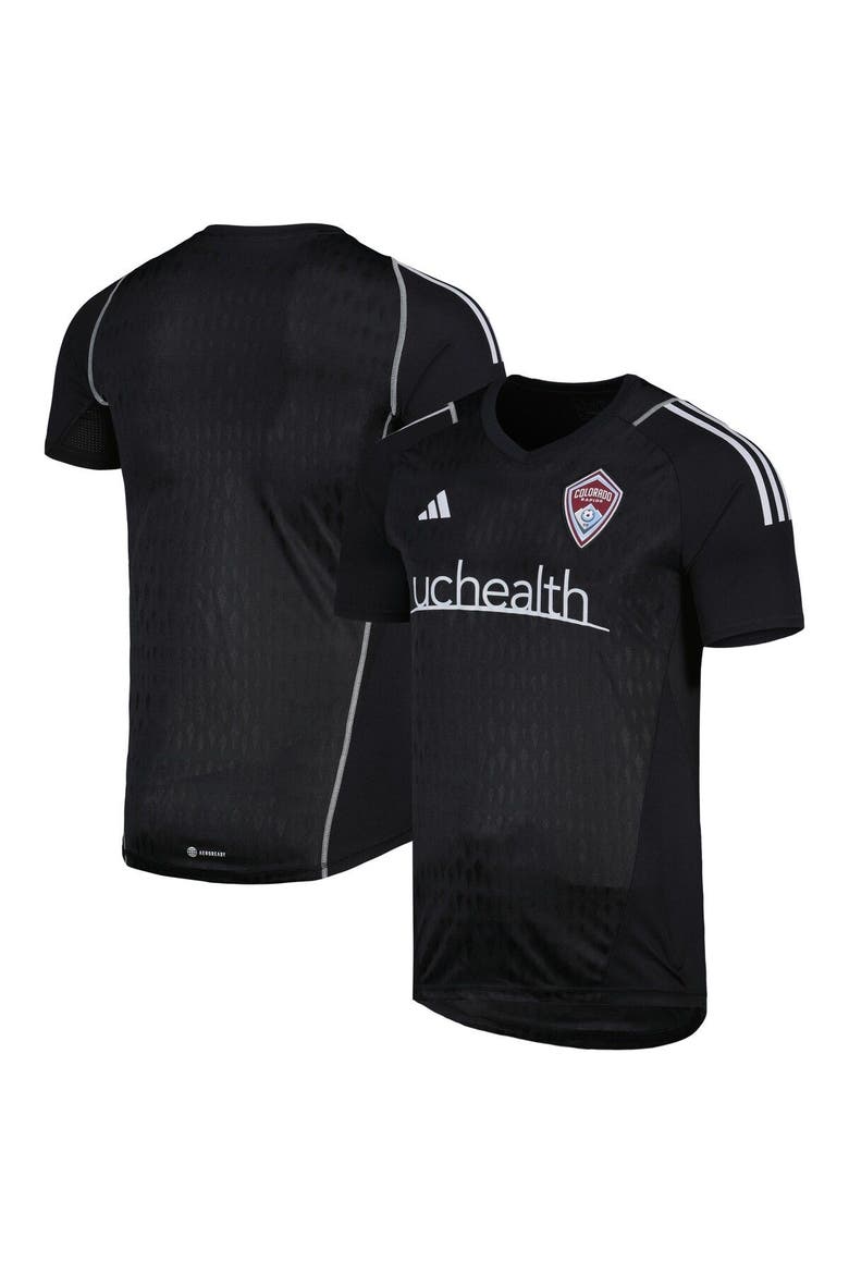 Men's adidas Black Colorado Rapids 2023 Replica Goalkeeper Jersey, Main, color, Black