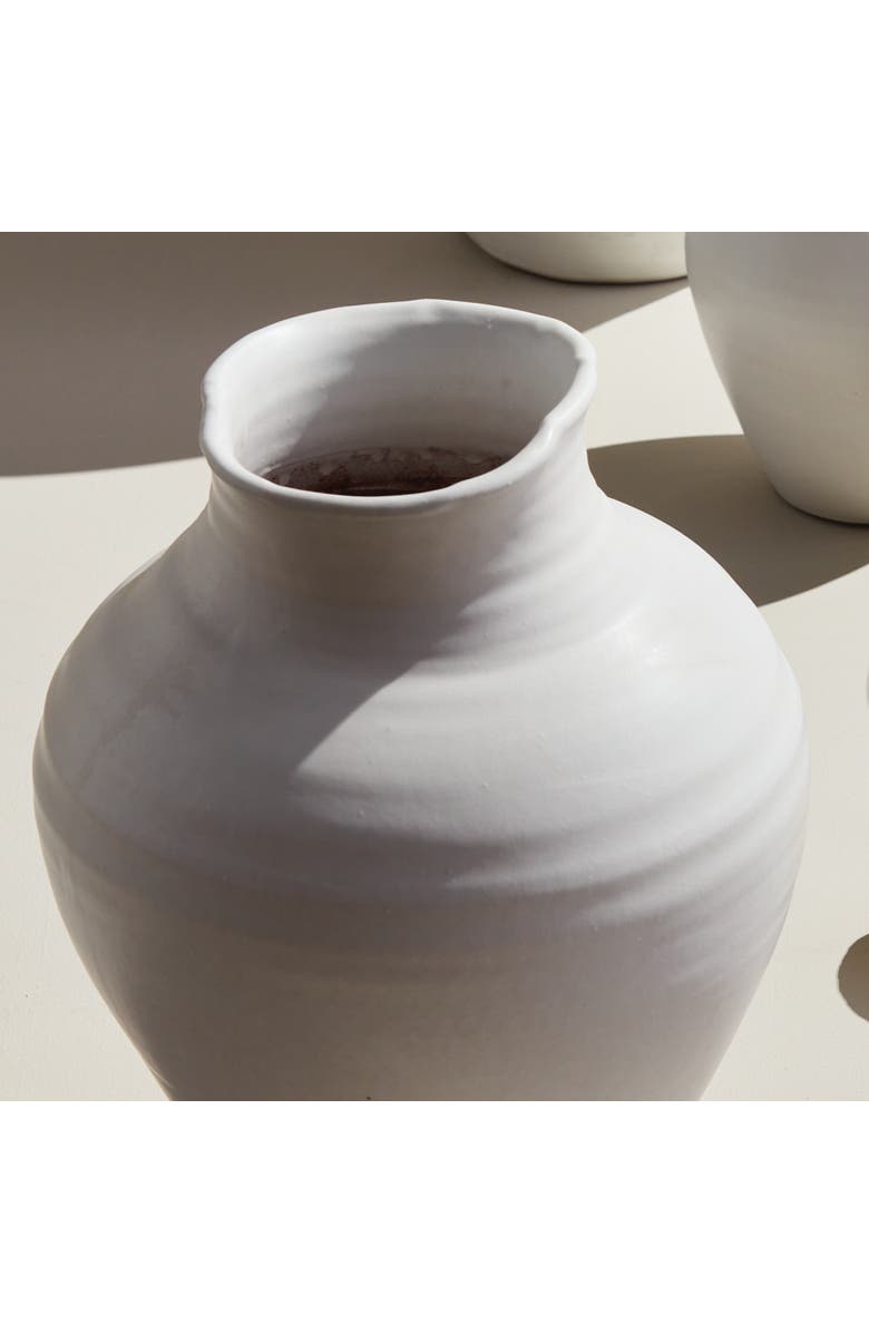 Napa Home & Garden Mirela Vase, Alternate, color, White